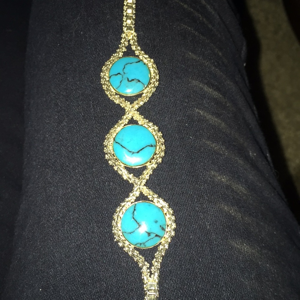 Mexico 925 and turquoise bracelet